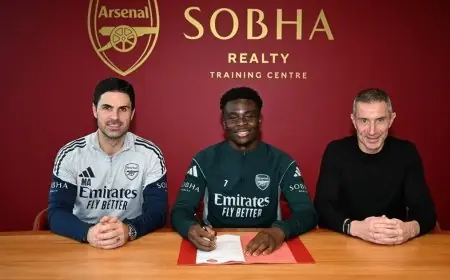 أرسنال يؤكد تجديد عقد بوكايو ساكا لفترة طويلة مع النادي