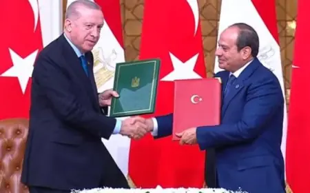 الرئيس السيسي وأردوغان يعززان التعاون الاستراتيجي بتوقيع بيان الاجتماع الثاني لمجلس التعاون رفيع المستوى