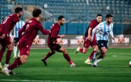 شوط أول مثير بدون أهداف بين بيراميدز وسيراميكا كليوباترا في الدوري الممتاز