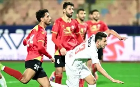 أحمد فتوح يسجل هدف التقدم للزمالك في مباراة حرس الحدود بالدوري الممتاز فيديو