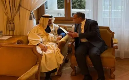 وزير الخارجية يبحث مع نظيره السعودي تعزيز العلاقات الثنائية وآخر المستجدات الإقليمية