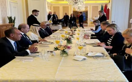 وزير الخارجية يناقش التطورات الإقليمية مع رئيس وزراء سلوفينيا ووزراء خارجية السعودية والأردن والبحرين وقطر