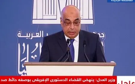 وزير العدل يؤكد أهمية اجتماع القاهرة لرؤساء المحاكم الدستورية كإطار قاري متكامل