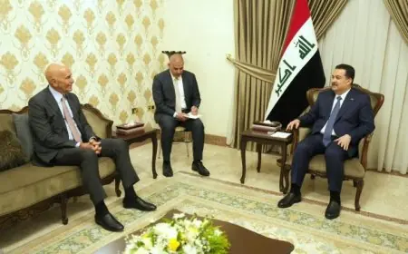 رئيس وزراء العراق والمبعوث الأمريكي يؤكدان ضرورة الحوار لحل النزاعات وتحقيق الاستقرار