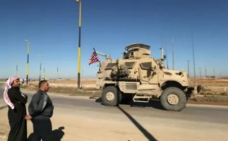 الجيش الأمريكي يبدأ عملية نقل قواته ومعداته من قاعدة قسرك شمال شرق سوريا