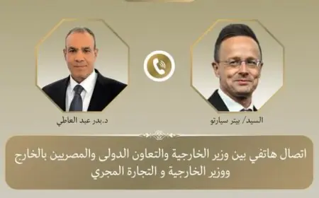 وزير الخارجية يناقش مع نظيره المجري سبل تعزيز العلاقات الثنائية والقضايا المشتركة