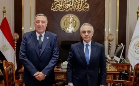 وزير العدل يرحب برئيس المحكمة الدستورية العليا في زيارة رسمية