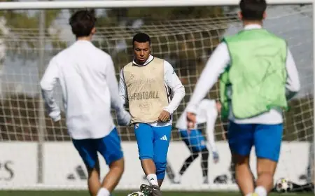 كيليان مبابي يتوقف عن التدريب مع ريال مدريد هل يغيب عن مباراة بنفيكا