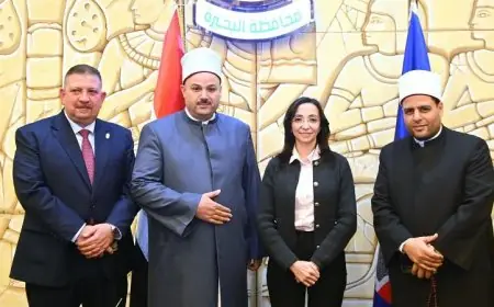 الأوقاف والأزهر والكنيسة يتبادلون التهاني مع جاكلين عازر بمناسبة تجديد الثقة كمحافظة للبحيرة
