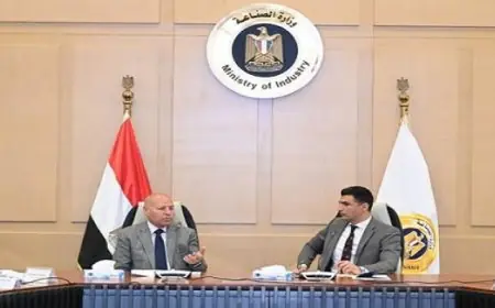 وزير الصناعة يتباحث مع محافظ القاهرة حول تطوير منطقة شق الثعبان وصناعة الجرانيت