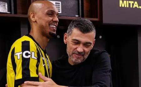 مدرب الاتحاد يعبّر عن سعادته بعد الانتصار على الخليج وفابينيو يحتفل بمباراته المئوية