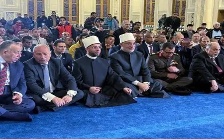 مفتي الجمهورية يحتفل مع الأوقاف بذكرى انتصارات العاشر من رمضان