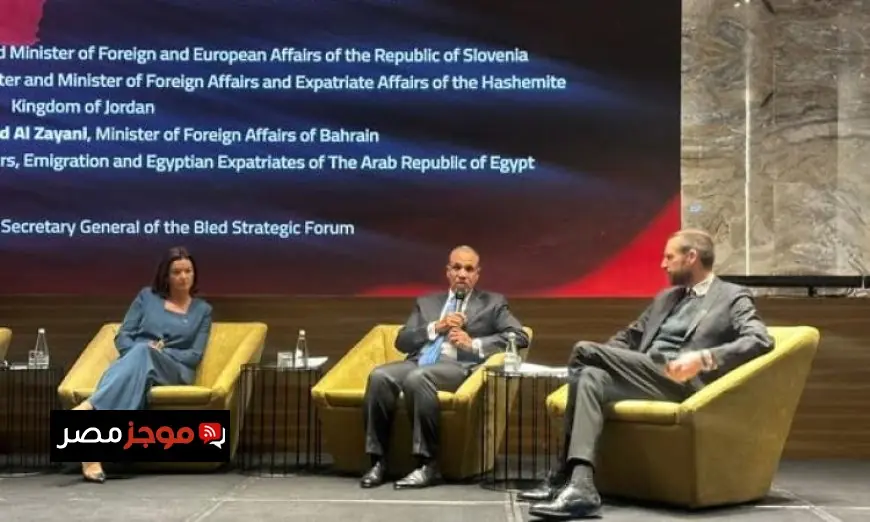وزير الخارجية يتحدث في حلقة نقاشية لتعزيز آفاق السلام في الشرق الأوسط