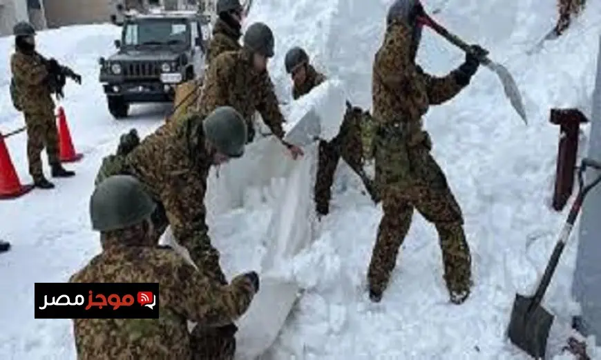 زيادة حصيلة ضحايا تساقط الثلوج الكثيف في اليابان إلى 46 قتيلا