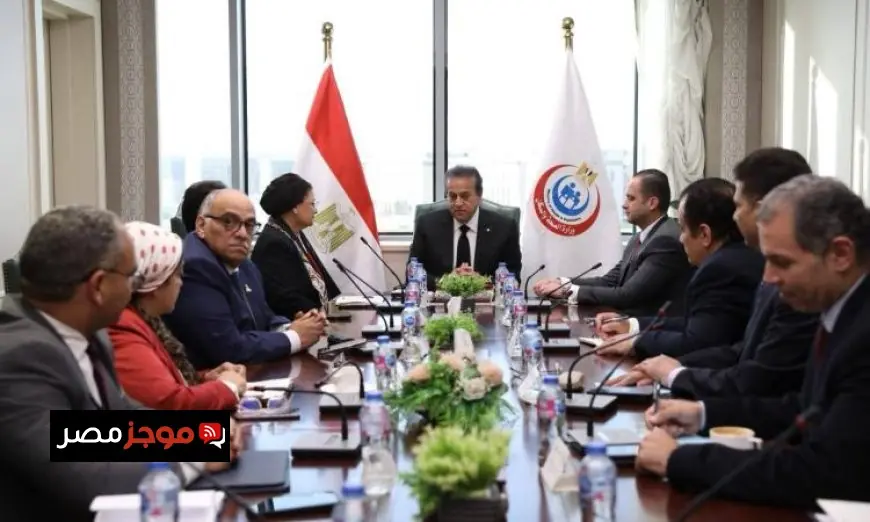 وزير الصحة يلتقي قادة وزارة الصحة في أول يوم عمل عقب تجديد الثقة الرئاسية