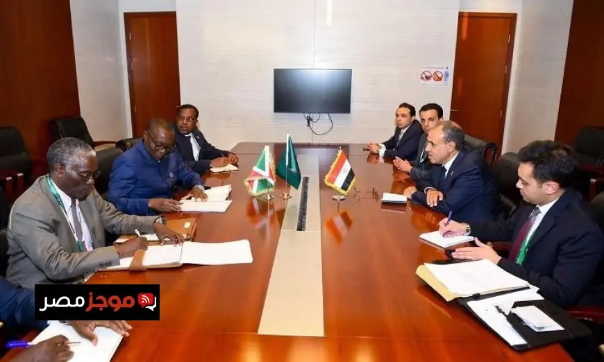 وزير الخارجية يلتقي نظيره من بوروندي لتعزيز العلاقات الثنائية بين البلدين