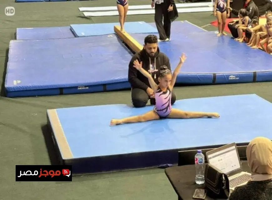 كيريا ثروت فايز تتألق في كأس مصر للجمباز الفني 2026 وتحصل على الميدالية الذهبية صور