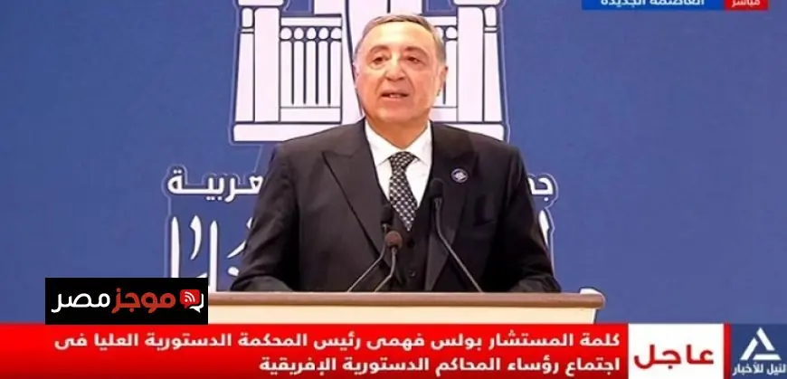 رئيس المحكمة الدستورية العليا يؤكد دور القضاء الدستوري الإفريقي في تعزيز الديمقراطية واستقرار المجتمعات