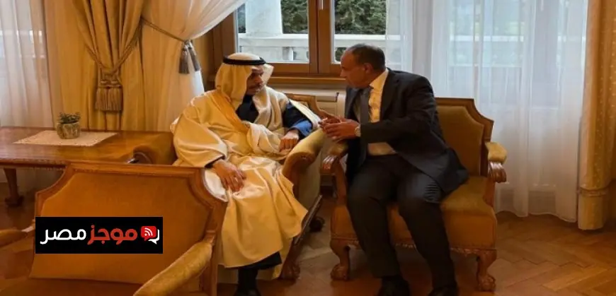 وزير الخارجية يبحث مع نظيره السعودي تعزيز العلاقات الثنائية وآخر المستجدات الإقليمية