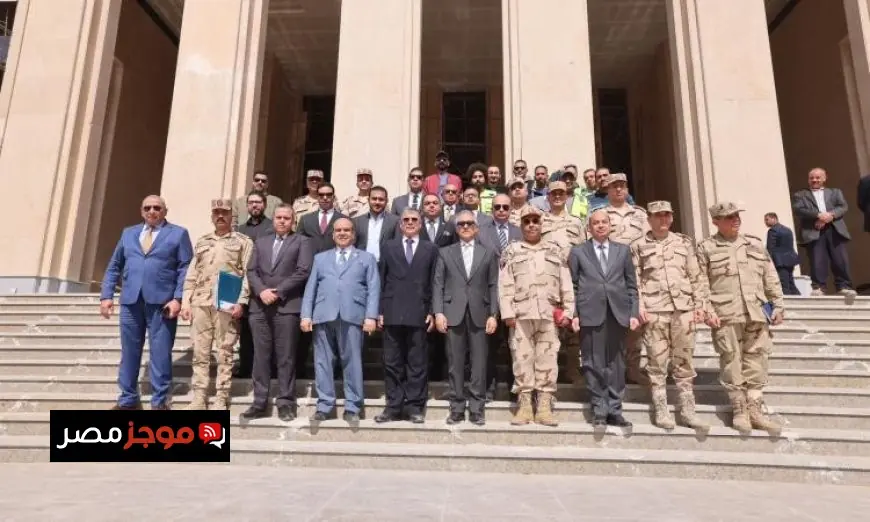 وزير العدل يستعرض مشروع مدينة العدالة في العاصمة الجديدة بالصور