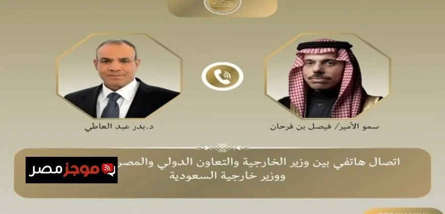 وزير الخارجية يؤكد مع نظيره السعودي أهمية خفض التصعيد وكبح التوترات في المنطقة