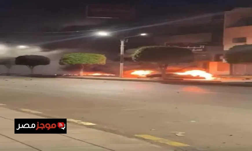 سقوط شظايا صاروخ في شارع الهاشمي بإربد يسبب إغلاق الشارع نتيجة الأضرار المادية