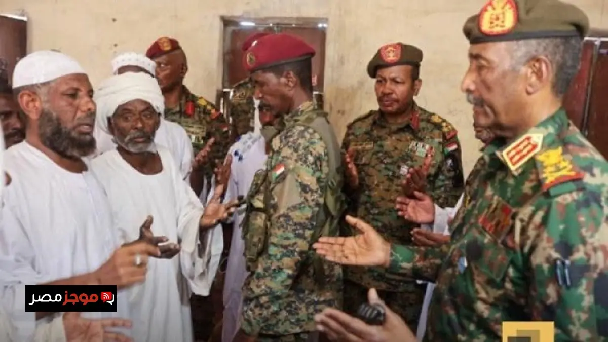 البرهان يؤكد عزم القوات المسلحة السودانية على حسم المعركة وعدم التعايش مع المتمردين