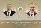 وزير الخارجية يناقش مع نظيره التركي هاتفياً طرق خفض التوترات في المنطقة