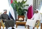 أمير قطر ورئيس الإمارات يبرزون أهمية إنهاء الأعمال العدائية بشكل فوري