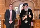 البابا تواضروس يستقبل السفير البريطاني في زيارة تاريخية إلى القاهرة