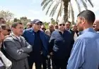 وزير الموارد المائية يقوم بجولة تفقدية للاطلاع على حالة المنظومة المائية في محافظة الفيوم