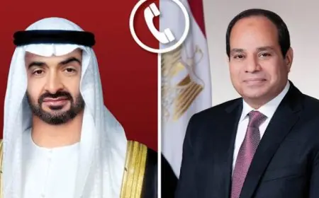 الرئيس السيسى يعبر عن تضامن مصر الكامل مع الإمارات والدول الشقيقة في مواجهة الاعتداءات