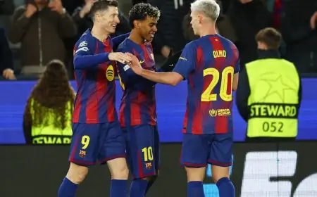 برشلونة بدون ليفاندوفسكي أمام أتلتيكو بسبب إصابة في العين