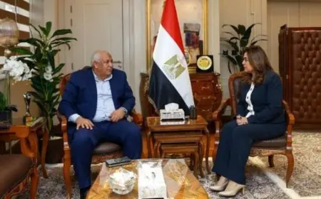 وزيرة التنمية المحلية تتابع المشروعات الخدمية والتنموية الهامة في مطروح