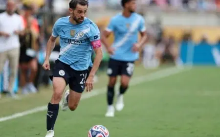 برناردو سيلفا يعلن عن اقتراب نهاية مغامرته مع مانشستر سيتي هذا الموسم