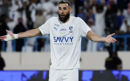كريم بنزيما هل سيلعب مع الهلال ضد النجمة في الدوري السعودي