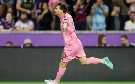 ميسي يتألق ويسجل هدفين رائعين من خارج منطقة الجزاء في مرمى أورلاندو