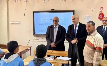 عبداللطيف يراقب جودة التعليم في مدارس قوص لتعزيز مستوى الخدمات التعليمية