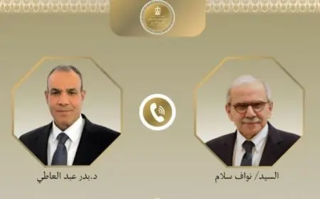 وزير الخارجية يناقش مع نواف سلام التصعيد العسكري الخطير في المنطقة