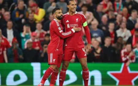 فان دايك يتحدى الزمان ويتجاوز صلاح محققاً 99% من النجاح