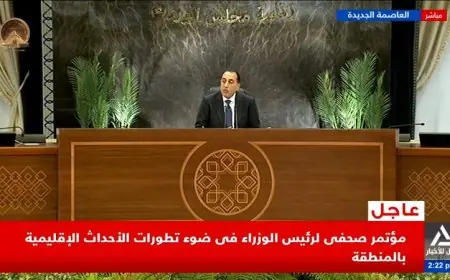 مدبولي يؤكد جهود مصر في احتواء التصعيد الإقليمي ووقف الحرب الحالية