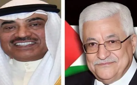 أبو مازن يؤكد موقف فلسطين الراسخ في إدانة الهجمات الإيرانية على الكويت