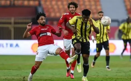 حكم مباراة الأهلي والمقاولون محمد الغازي يتولى إدارة اللقاء في الدوري