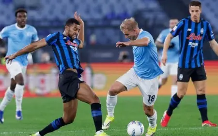 أتالانتا يحقق تعادلاً مثيرًا أمام لاتسيو في ذهاب نصف نهائي كأس إيطاليا