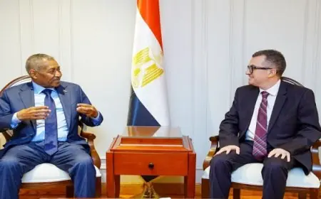 وزير التخطيط والتنمية الاقتصادية يلتقي السفير السوداني لبحث آليات دعم إعادة الإعمار ونقل الخبرات المصرية