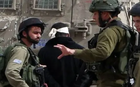 اعتقال 28 فلسطينيا في الضفة الغربية على يد الاحتلال الإسرائيلي