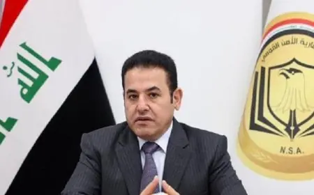 مستشار الأمن القومي العراقي يؤكد أهمية التعاون الدولي لاحتواء الأزمة الراهنة