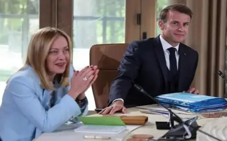 ميلوني تتحدث مع ماكرون حول تأثيرات الصراع في إيران عبر الهاتف