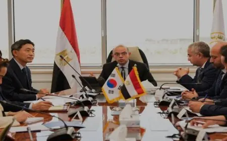 وزير الاستثمار يعقد اجتماعًا مع القائم بأعمال سفارة كوريا الجنوبية لتعزيز فرص التعاون الاقتصادي والاستثماري بين البلدين