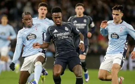 فينيسيوس يكشف عن شعوره بالإرهاق خلال مواجهة ريال مدريد الصعبة أمام سيلتا فيغو